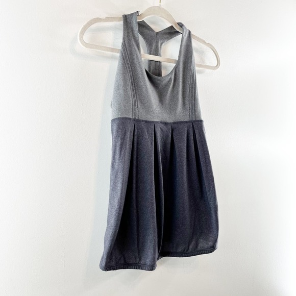 Lululemon Power Dance Tank Top Racerback Workout Black Gray 6 - Picture 5 of 10